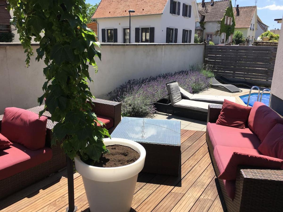 Le Pied A Terre Selestadien Sélestat Exteriör bild