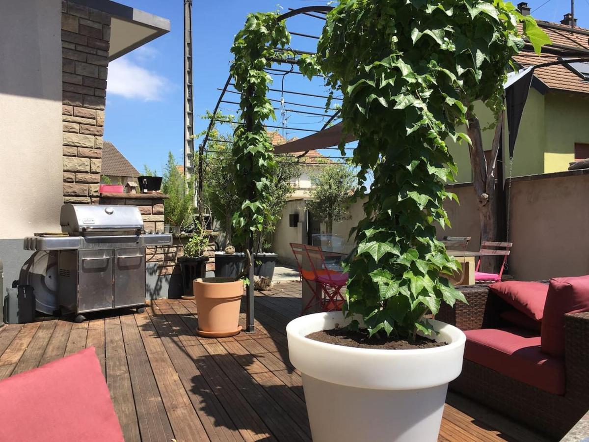Le Pied A Terre Selestadien Sélestat Exteriör bild